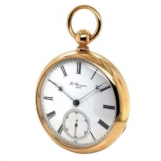 Swiss heavy 18 carat gold pivot detent chronometer Circa 1870