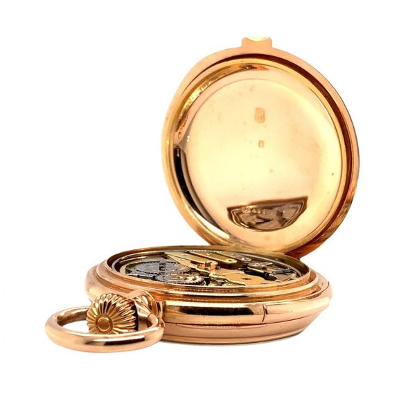 Heavy Swiss gold minute repeating pocket watch Circa 1915 Heavy Swiss gold minute repeating pocket watch Circa 1915
