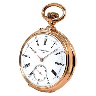 Heavy Swiss gold minute repeating pocket watch Circa 1915