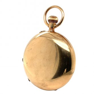 Heavy Swiss gold hunting cased lever pocket watch Circa 1890