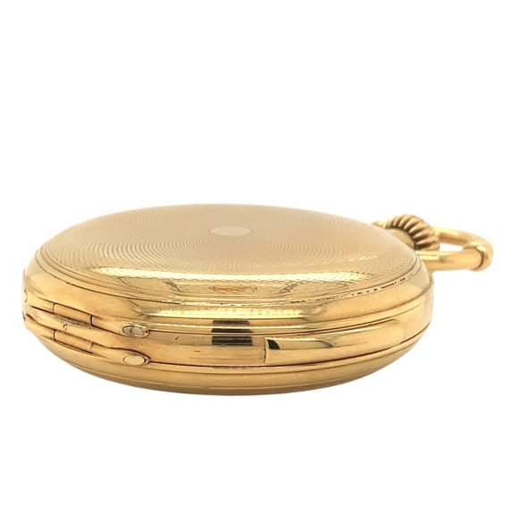 Danish gold five-minute repeating full hunter watch Circa 1876 Danish gold five-minute repeating full hunter watch Circa 1876