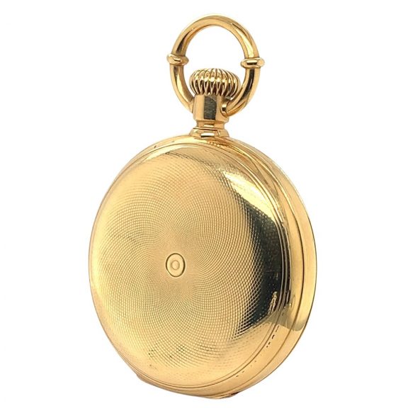Danish gold five-minute repeating full hunter watch Circa 1876 Danish gold five-minute repeating full hunter watch Circa 1876