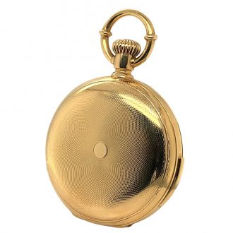Danish gold five-minute repeating full hunter watch Circa 1876