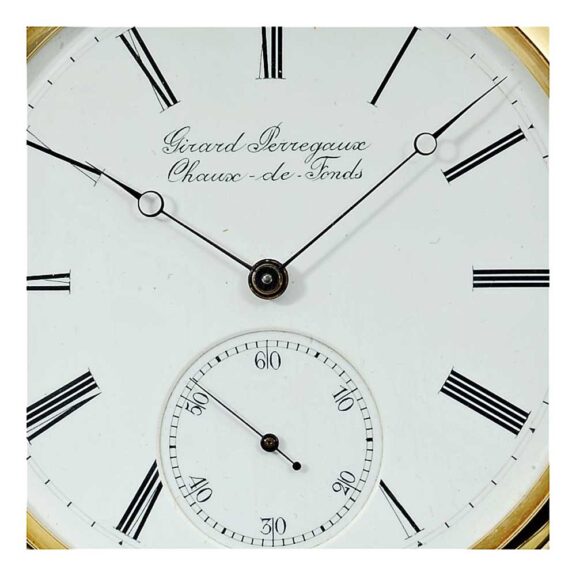 Swiss 18k gold heavy lever detent chronometer Circa 1890 Swiss 18k gold heavy lever detent chronometer Circa 1890