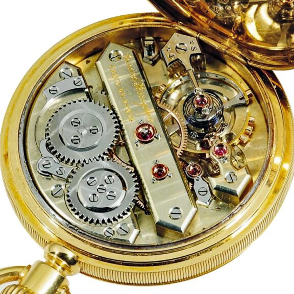 Swiss 18k gold heavy lever detent chronometer Circa 1890 Swiss 18k gold heavy lever detent chronometer Circa 1890