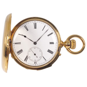 Rare German minute repeating full hunter watch Circa 1900