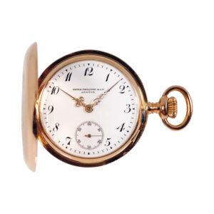 Small Swiss gold hunting cased ladies pocket watch Circa 1906