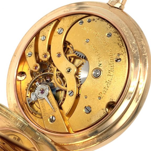 Fine Swiss 18 carat gold hunting cased pocket watch Circa 1907 Fine Swiss 18 carat gold hunting cased pocket watch Circa 1907
