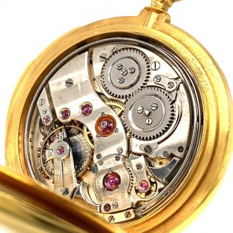 Swiss minute repeating hunting cased pocket watch Circa 1900