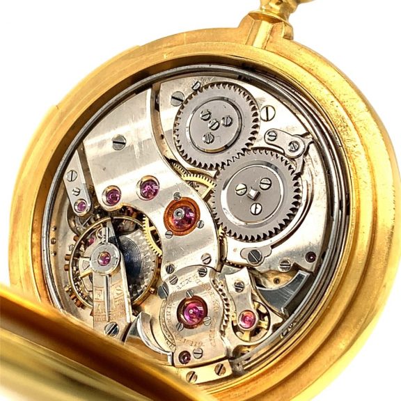 Swiss minute repeating hunting cased pocket watch Circa 1900 Swiss minute repeating hunting cased pocket watch Circa 1900