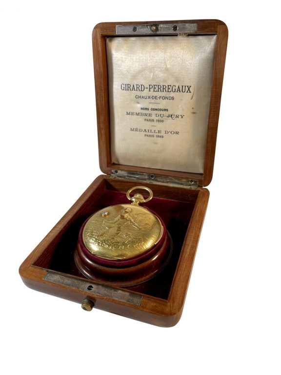 Swiss minute repeating hunting cased pocket watch Circa 1900 Swiss minute repeating hunting cased pocket watch Circa 1900