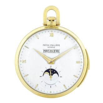 Swiss minute repeating perpetual calendar watch Circa 1956