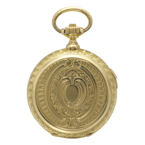 Swiss repeating clock watch petite/grande sonnerie Circa 1900