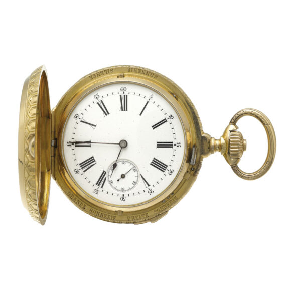 Swiss repeating clock watch petite/grande sonnerie Circa 1900 Swiss repeating clock watch petite/grande sonnerie Circa 1900