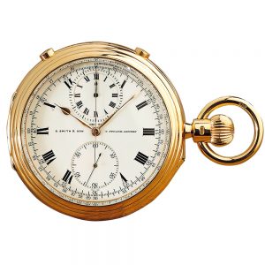 Historically important English gold tourbillon watch Circa 1901