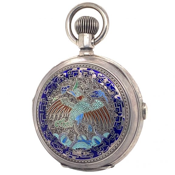 Swiss minute repeating pocket watch with chronograph Circa 1890 Swiss minute repeating pocket watch with chronograph Circa 1890