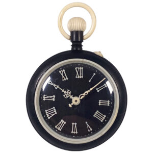 Exceptionally rare Swiss ebony and ivory pocket watch Circa 1900