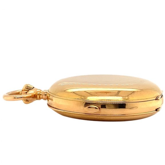 Swiss 18K gold quarter repeating complicated watch Circa 1900 Swiss 18K gold quarter repeating complicated watch Circa 1900