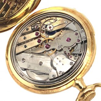 Swiss 18K gold minute repeating pocket watch Circa 1890