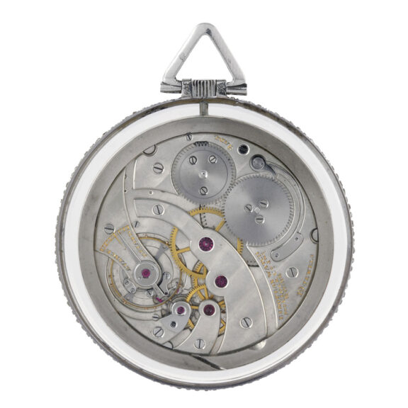 A fine French elegant art deco pendant watch Circa 1920 A fine French elegant art deco pendant watch Circa 1920
