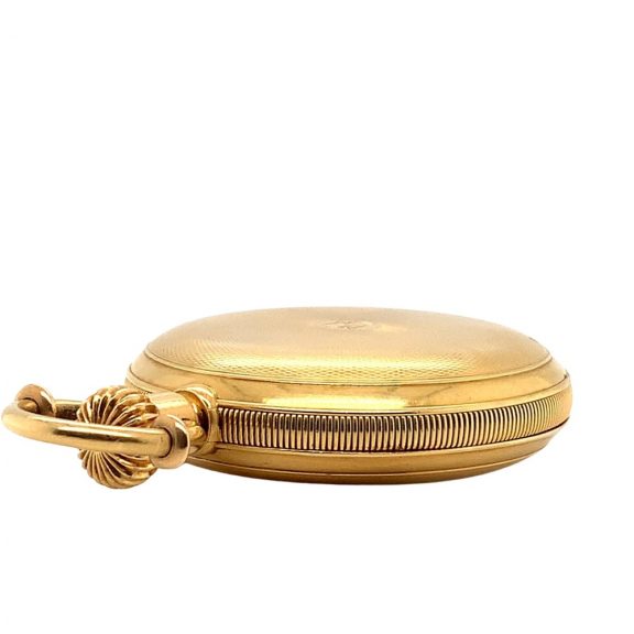 Heavy Swiss gold lever hunting cased pocket watch Circa 1873 Heavy Swiss gold lever hunting cased pocket watch Circa 1873