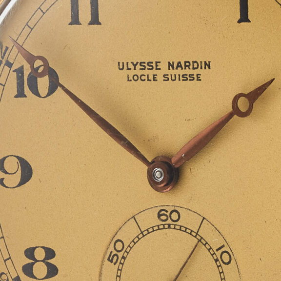A Swiss lever by Ulysse Nardin in open face case Circa 1945 A Swiss lever by Ulysse Nardin in open face case Circa 1945