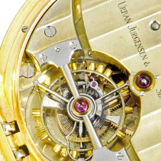 Danish remarkable gold pocket watch in mint condition Circa 1980