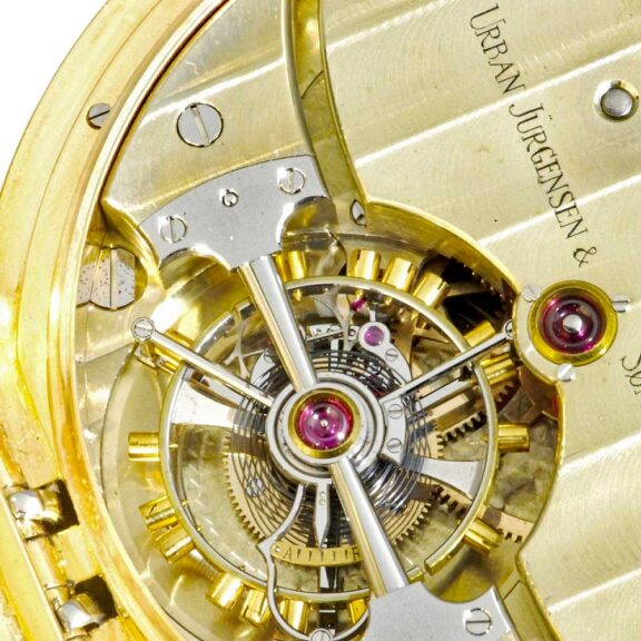 Danish remarkable gold pocket watch in mint condition Circa 1980 Danish remarkable gold pocket watch in mint condition Circa 1980