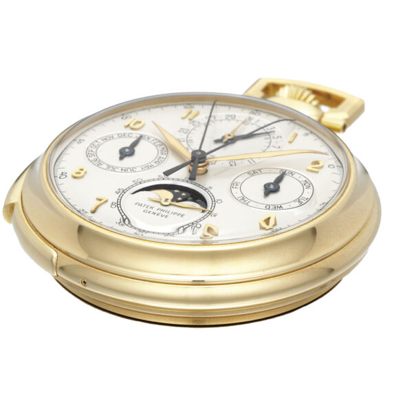 Swiss gold minute repeating perpetual calendar Circa 1957 Swiss gold minute repeating perpetual calendar Circa 1957