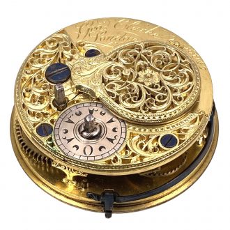 English quadruple cased verge for the Ottoman market Circa 1774