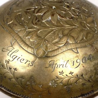 English quadruple cased verge for the Ottoman market Circa 1774