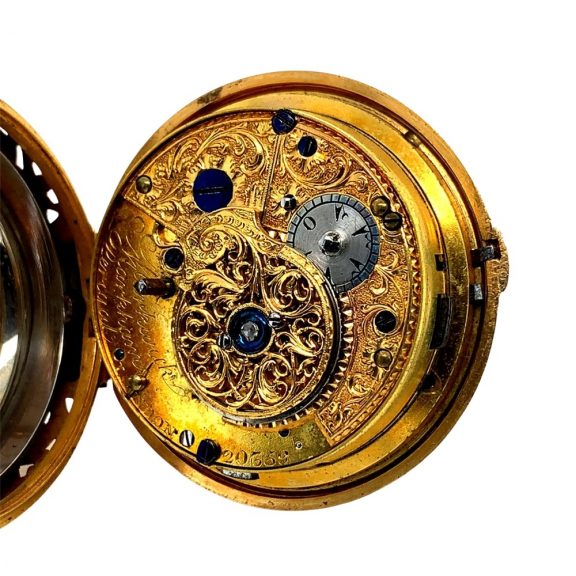 English gold verge made for the Ottoman market Circa 1810 English gold verge made for the Ottoman market Circa 1810