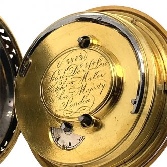 English self strike verge watch for the Ottoman market Circa 1794
