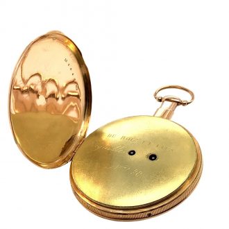Large Swiss skeletonized minute repeating pocket watch Circa 1815