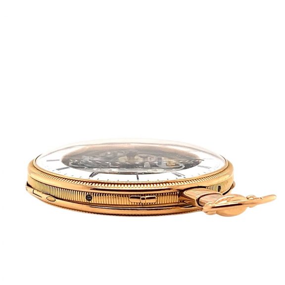 Large Swiss skeletonized minute repeating pocket watch Circa 1815 Large Swiss skeletonized minute repeating pocket watch Circa 1815