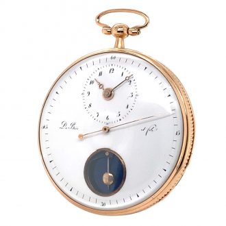Swiss gold watch with rare Debaufré escapement Circa 1830