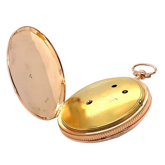Swiss gold watch with rare Debaufré escapement Circa 1830 Swiss gold watch with rare Debaufré escapement Circa 1830