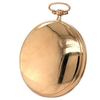 Swiss gold watch with rare Debaufré escapement Circa 1830
