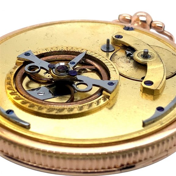 Swiss gold watch with rare Debaufré escapement Circa 1830 Swiss gold watch with rare Debaufré escapement Circa 1830