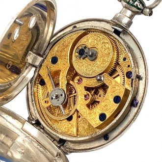 Swiss watch with centre seconds for Chinese market Circa 1895