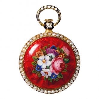 Swiss verge watch made for the Chinese market Circa 1840