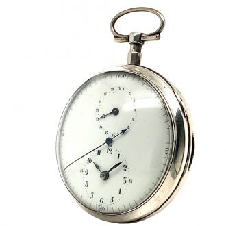 Swiss automatic pocket watch with regulator dial Circa 1790