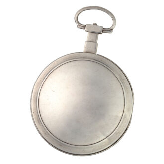 A Swiss silver verge pocket watch with automaton Circa 1795 A Swiss silver verge pocket watch with automaton Circa 1795