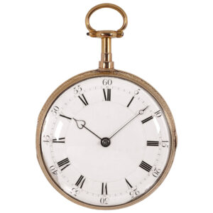 Heavy English gold watch with duplex escapement Circa 1811