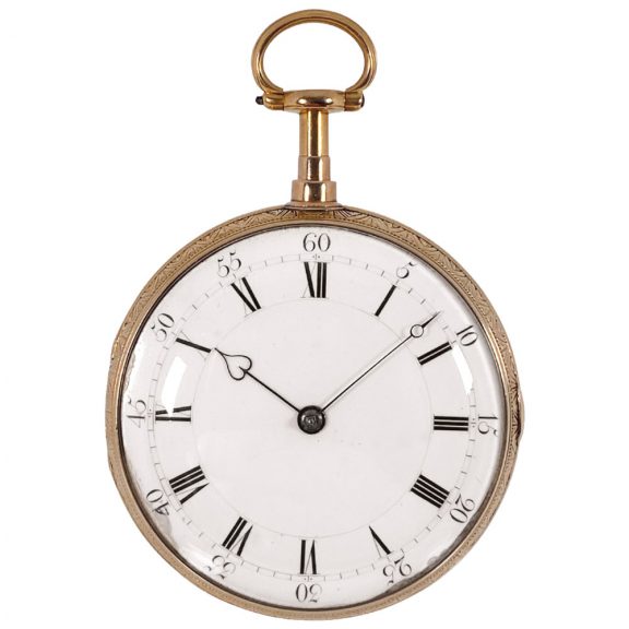 Heavy English gold watch with duplex escapement Circa 1811