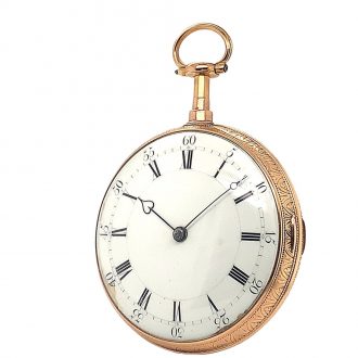 Heavy English gold watch with duplex escapement Circa 1811