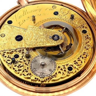 Heavy English gold watch with duplex escapement Circa 1811