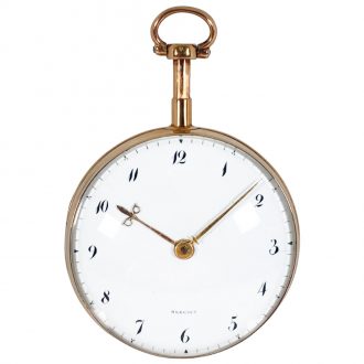 Rare French gold quarter-hour repeating à toc watch Circa 1792