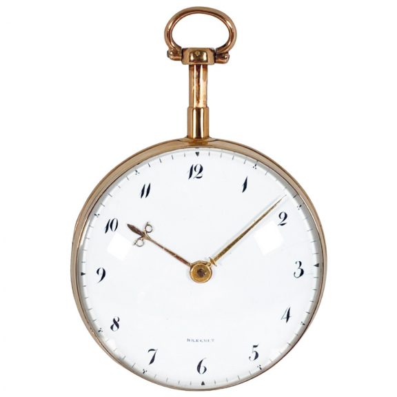 Rare French gold quarter-hour repeating à toc watch Circa 1792