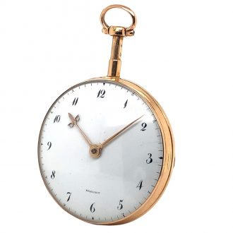 Rare French gold quarter-hour repeating à toc watch Circa 1792